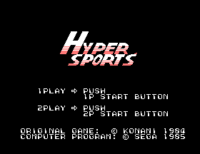 Hyper Sports Screenshot