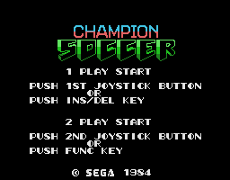 Champion Soccer Screenshot