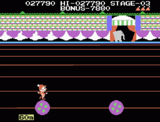 Circus Charlie Screenshot
