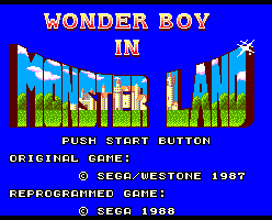 Wonder Boy in Monster Land Screenshot