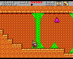 Wonder Boy in Monster Land Screenshot