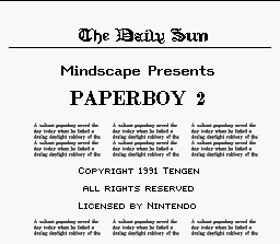 Paperboy 2 Screenshot