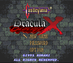 Castlevania: Dracula X Screenshot