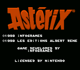 Astérix Screenshot