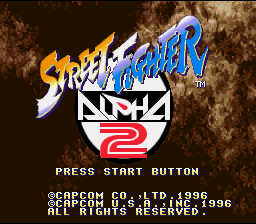 Street Fighter Alpha 2 Screenshot