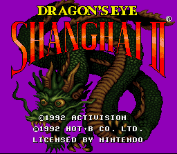 Shanghai II: Dragon’s Eye Screenshot
