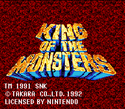 King of the Monsters Screenshot