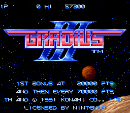 Gradius III – The Outbreak Screenshot