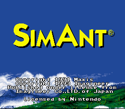 SimAnt: The Electronic Ant Colony Screenshot