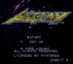 Axelay Screenshot