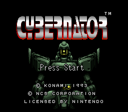 Cybernator Screenshot