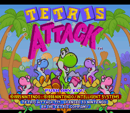 Tetris Attack Screenshot