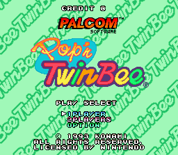 Pop’n Twinbee Screenshot