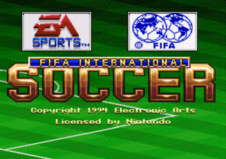 FIFA International Soccer Screenshot