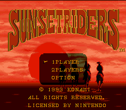 Sunset Riders Screenshot
