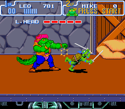 Teenage Mutant Ninja Turtles IV: Turtles in Time Screenshot