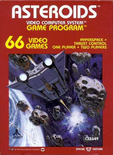 Asteroids cover art