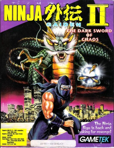 Ninja Gaiden II: The Dark Sword of Chaos cover art