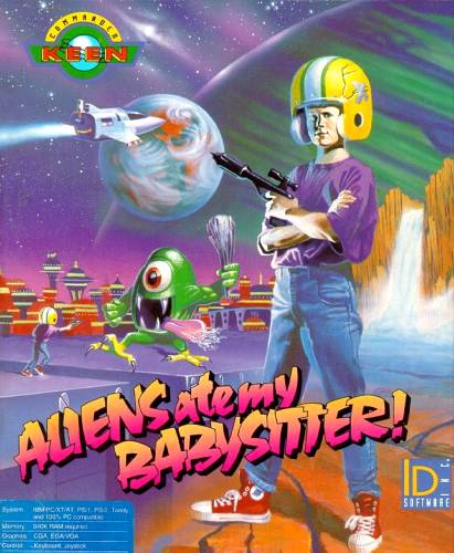 Commander Keen 6: Aliens Ate My Baby Sitter! cover art