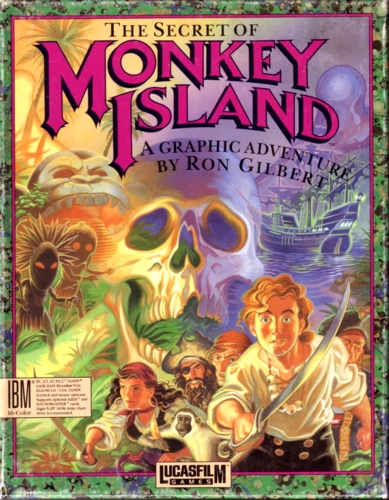 Secret of Monkey Island, The cover art
