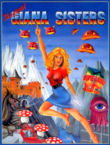 Great Giana Sisters, The cover art