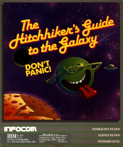 Hitchhiker’s Guide to the Galaxy, The cover art
