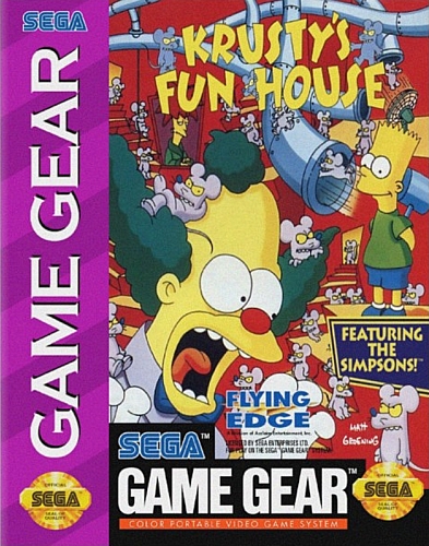 Krusty’s Fun House cover art