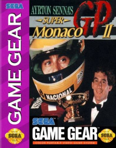 Ayrton Senna’s Super Monaco GP II cover art
