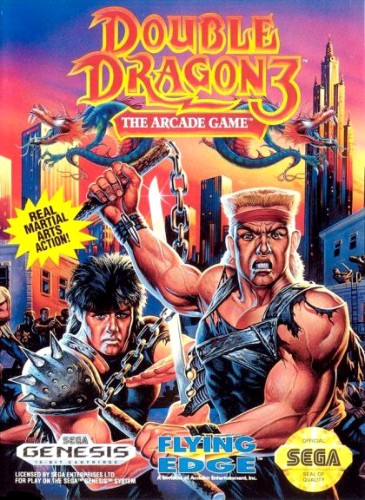 Double Dragon III: The Sacred Stones cover art