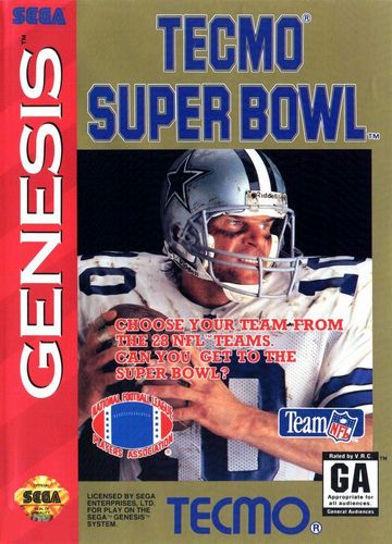 Tecmo Super Bowl cover art
