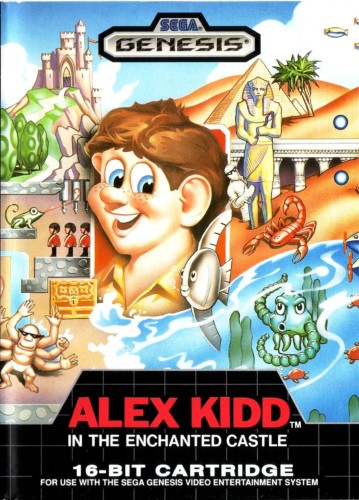 Alex Kidd in the Enchanted Castle cover art