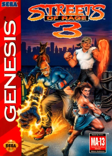 Streets of Rage 3 cover art