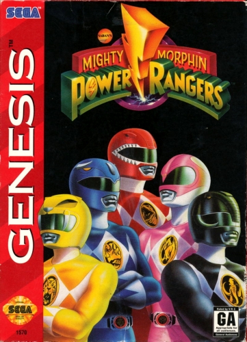 Mighty Morphin Power Rangers cover art