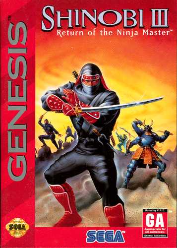 Shinobi III: Return of the Ninja Master cover art