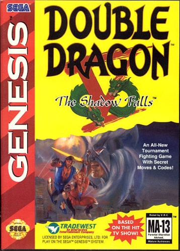 Double Dragon V: The Shadow Falls cover art
