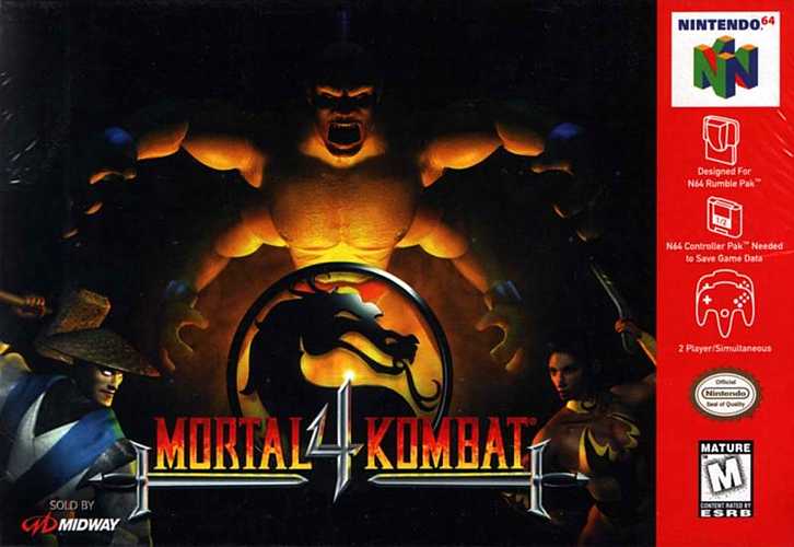 Mortal Kombat 4 cover art