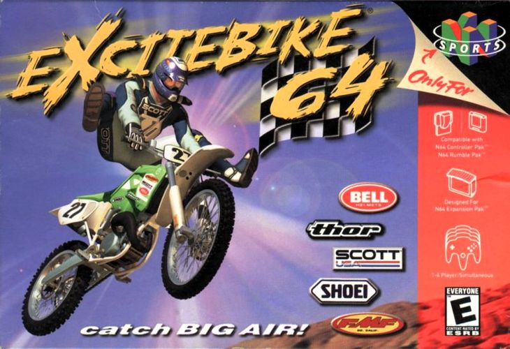 Excitebike 64 cover art