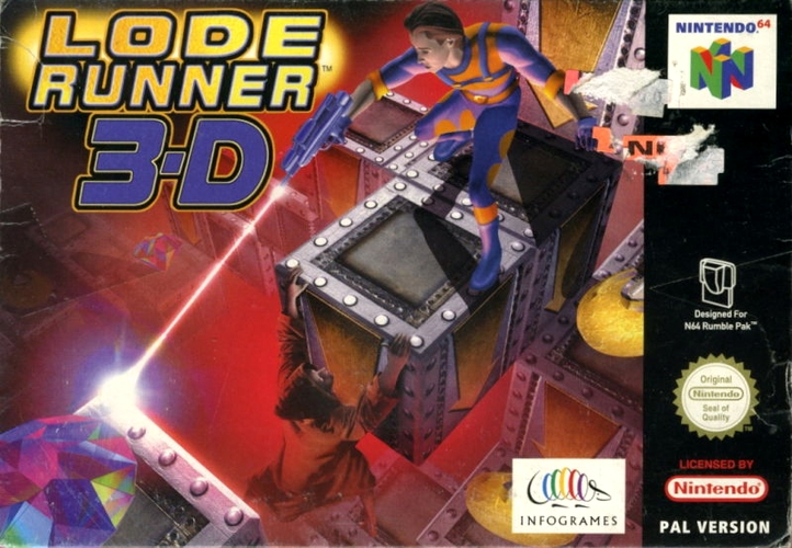 Lode Runner 3-D cover art