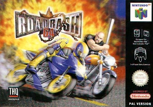 Road Rash 64 cover art
