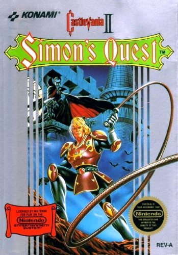 Castlevania II: Simon’s Quest cover art