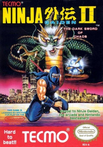 Ninja Gaiden II: The Dark Sword of Chaos cover art