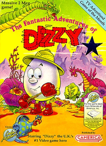 Fantastic Adventures of Dizzy, The cover art