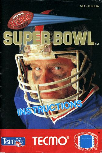 Tecmo Super Bowl cover art