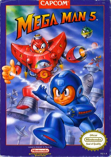 Mega Man 5 cover art
