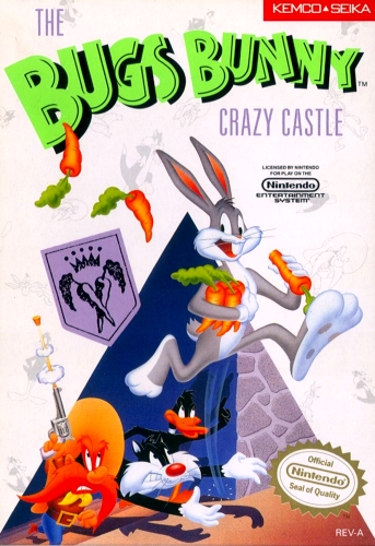 Bugs Bunny Crazy Castle, The cover art
