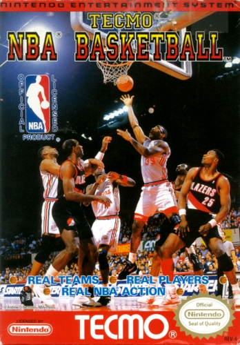 Tecmo NBA Basketball cover art