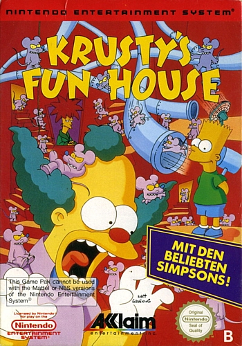 Krusty’s Fun House cover art
