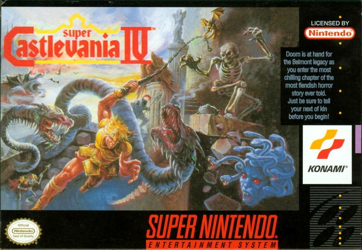 Super Castlevania IV cover art