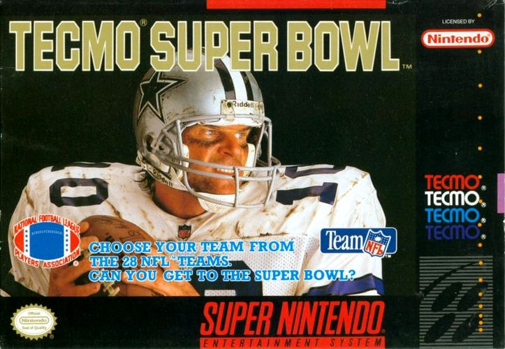 Tecmo Super Bowl cover art