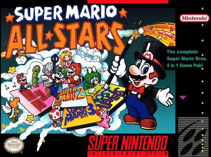 Super Mario All-Stars cover art